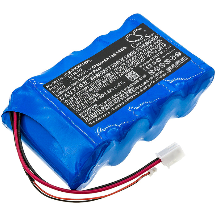 CS-FKR910XL : Battery for Fujikura FSM-80C, FSM-61S, FSM-62S and others - Replaces Fujikura BTR-09