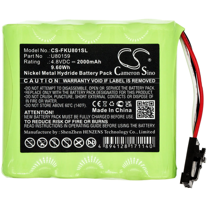 CS-FKU801SL : Battery for Fluke 2411129 - Replaces Fluke U80159