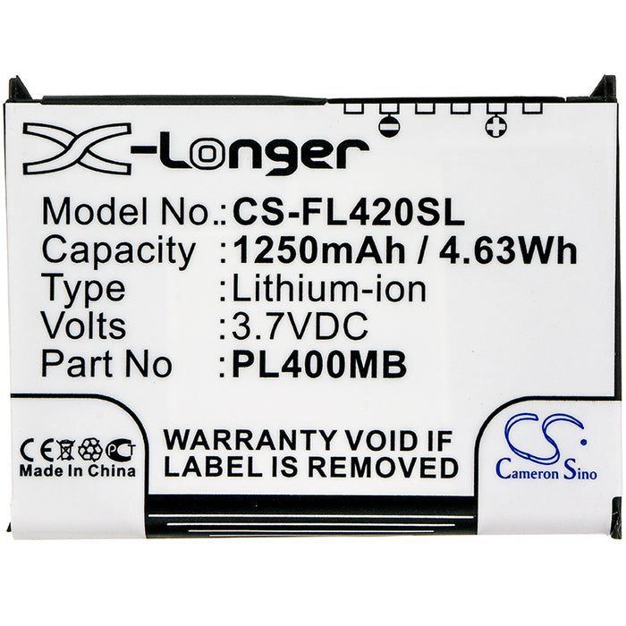 CS-FL420SL : Battery for Pharos PTL535, PTL535x, PZX65 and others - Replaces Pharos PZX65