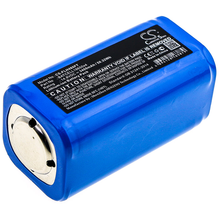 CS-FLH480FT : Battery for Bigblue TL4000P, TL4500P, TL4800P and others - Replaces Bigblue BATCELL18650x4