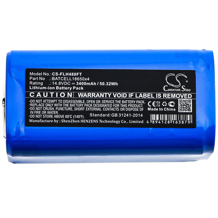 CS-FLH480FT : Battery for Bigblue TL4000P, TL4500P, TL4800P and others - Replaces Bigblue BATCELL18650x4