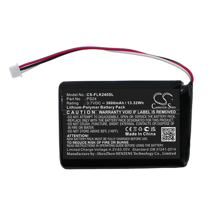 CS-FLK240SL : Battery for FLIR Scout 240 - Replaces Flir PS24