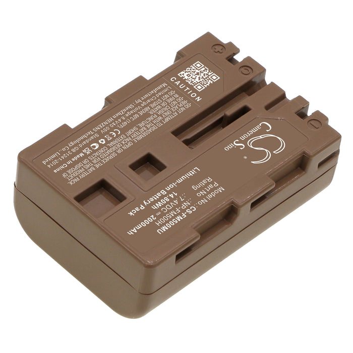 CS-FM500MU : Battery for Sony DSLR-A100, DSLR-A200, DSLR-A300 and others - Replaces Sony NP-FM500H