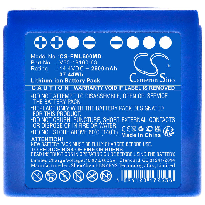 CS-FML600MD : Battery for Flight Medical Flight 60 Internal - Replaces Flight Medical V60-19100-63