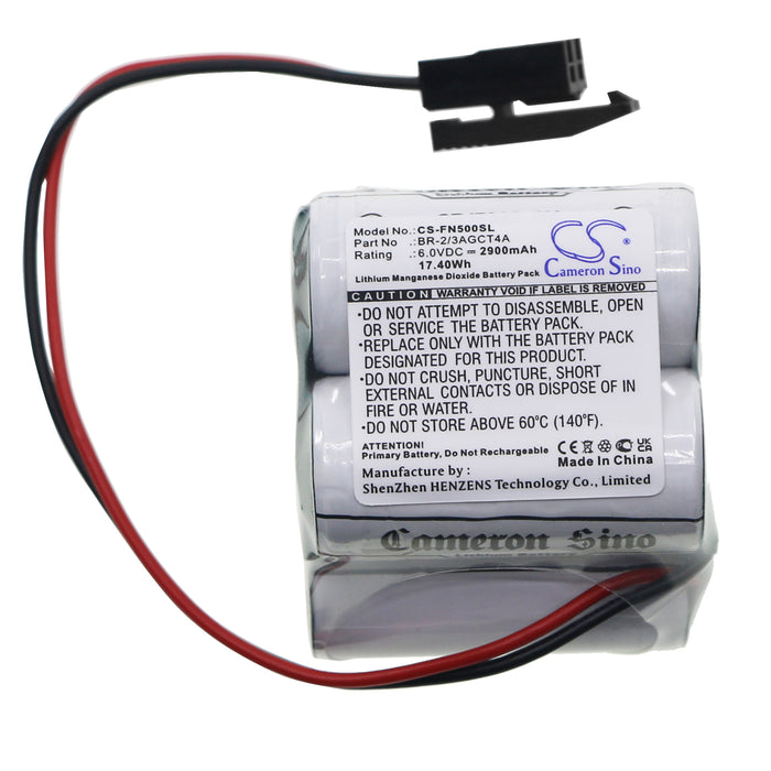 CS-FN500SL : Battery for ALLEN BRADLEY 1766-L32xxx, MicroLogix 1400, BA 1764-LxP and others - Replaces Panasonic BR-2/3AGCT4A, A98L-0031-0025, A98L00310025 and others