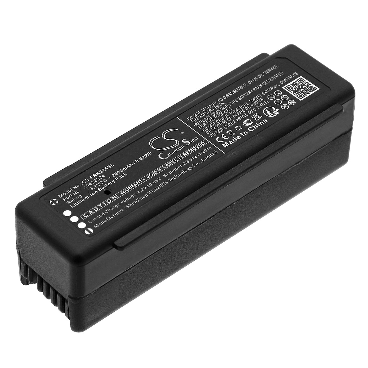 CS-FRK324SL : Battery for Fluke Raytek Raynger 3i Plus - Replaces Fluk ...