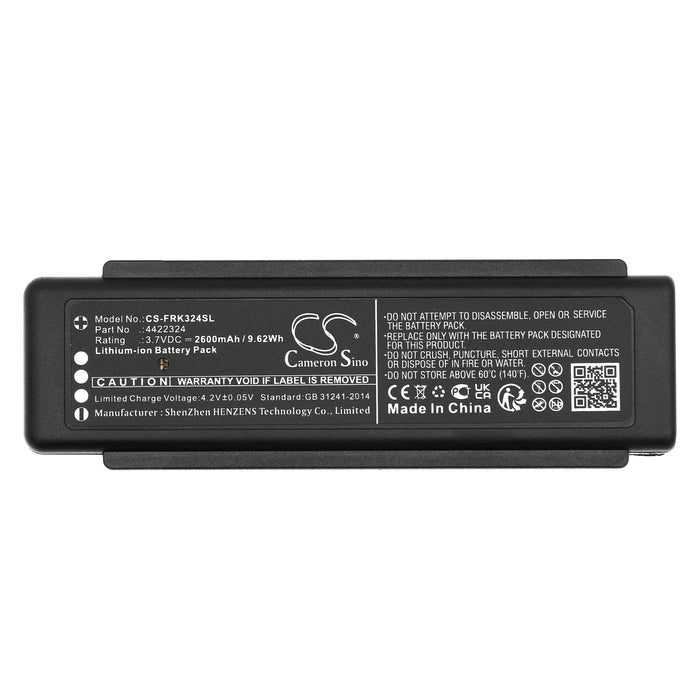 CS-FRK324SL : Battery for Fluke Raytek Raynger 3i Plus - Replaces Fluke 4422324