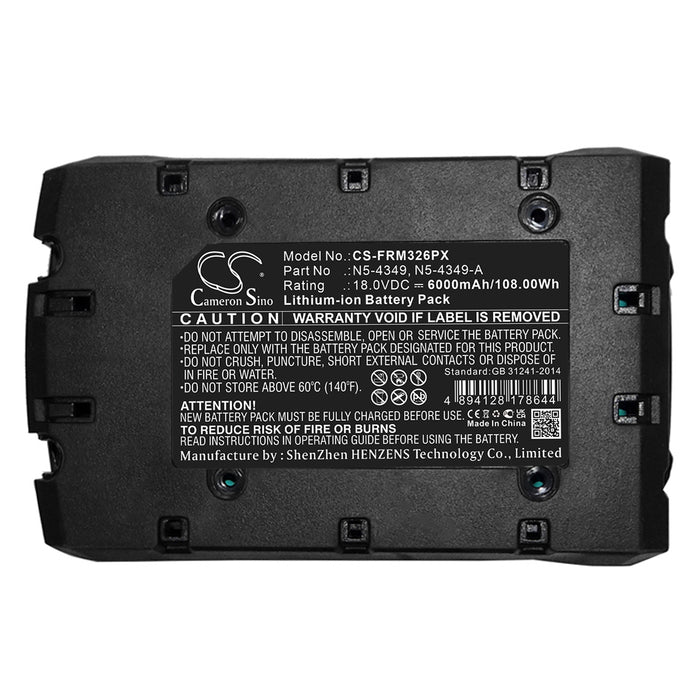 CS-FRM326PX : Battery for Fromm P326, P327, P328 and others - Replaces Fromm N5-4349, N5-4349-A