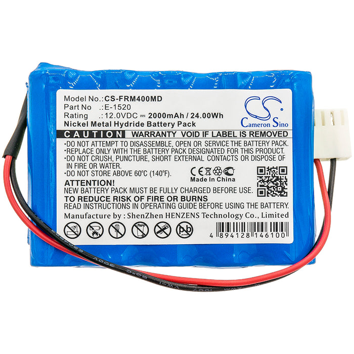 CS-FRM400MD : Battery for CODAN ARGUS 707 V volumetric pump, infusion pump Argus 707 - Replaces CODAN E-1520, 601259