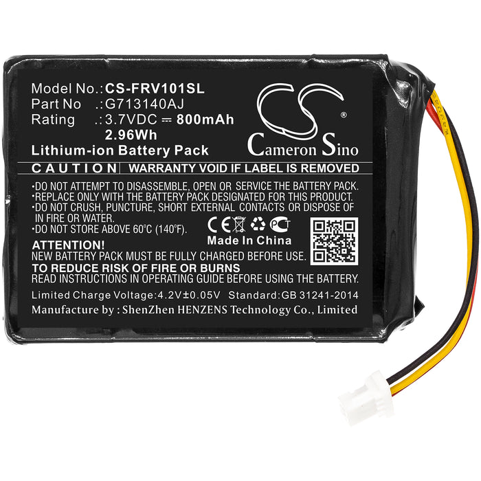 CS-FRV101SL : Battery for FLIR FX, FXV101, FXV101-WV1 - Replaces Flir G713140AJ