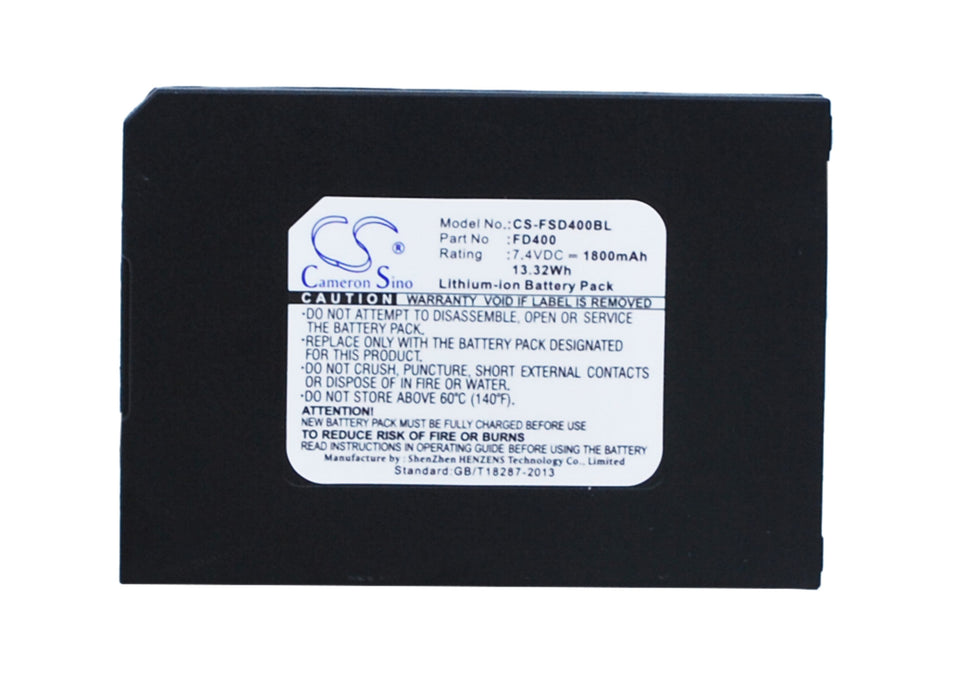 CS-FSD400BL : Battery for FirstData FD-400, FD-400Ti, FD-400Gt and others - Replaces FirstData FD400