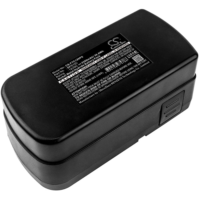 CS-FTC120PX : Battery for Festool C12, C12LI, 564247 and others - Replaces Festool BPS12C, BPS12, BPS12S