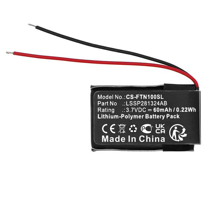 CS-FTN100SL : Battery for Fitbit One - Replaces Fitbit LSSP281324AB