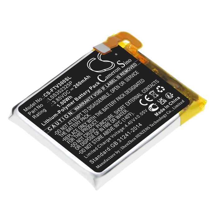 CS-FTV300SL : Battery for Fitbit Versa 3 - Replaces Fitbit LSS352325P