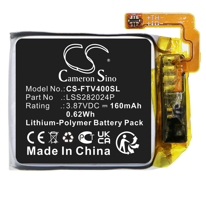 CS-FTV400SL : Battery for Fitbit Versa 4 - Replaces Fitbit LSS282024P