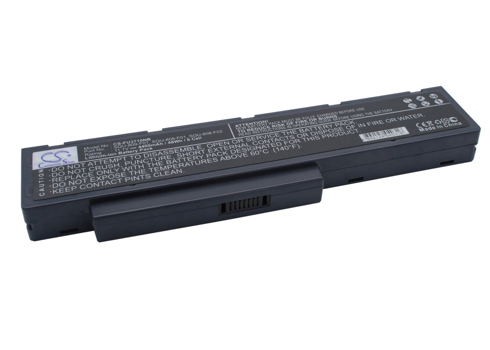 CS-FU3710NB : Battery for Fujitsu Amilo Li3710, Amilo Li3910, Amilo Pi3560 - Replaces Fujitsu SQU-809-F01, SQU-808-F01, SQU-808-F02 and others