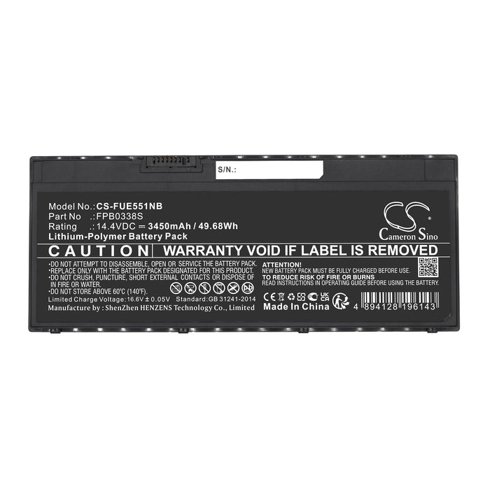 CS-FUE551NB : Battery for Fujitsu LifeBook E5511(VFY E5511M17BMNL), LifeBook T939(VFY T9390MP790DE), Lifebook U748(VFY U7480M35SOIT) and others - Replaces Fujitsu CP721834-01, CP734928-01, FMVNBP247 and others