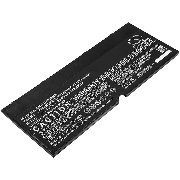 CS-FUT935NB : Battery for Fujitsu LifeBook T935, LifeBook U745, Lifebook T904 and others - Replaces Fujitsu FMVNBP232, FPCBP425, FPCBP425AP and others