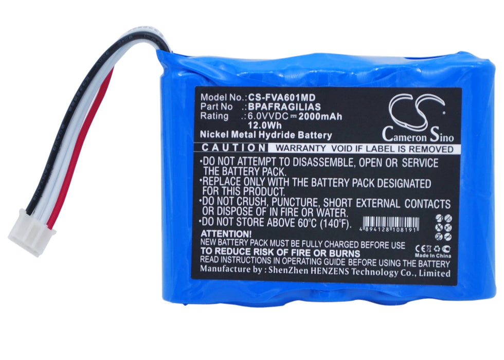 CS-FVA601MD : Battery for Fresenius Agilia, Spritzenpumpe Injectomat Agilia, Injectomat Agilia and others - Replaces Fresenius BPAFRAGILIAS, MB3639, MB3639-O and others