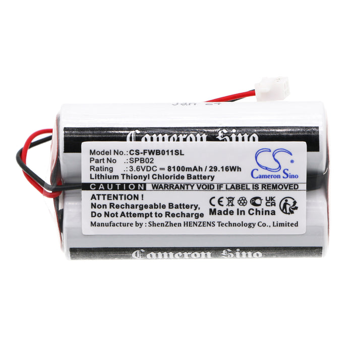 CS-FWB011SL : Battery for Fluidwell F010 displays, F011 displays, F012 displays and others - Replaces Fluidwell SPB02