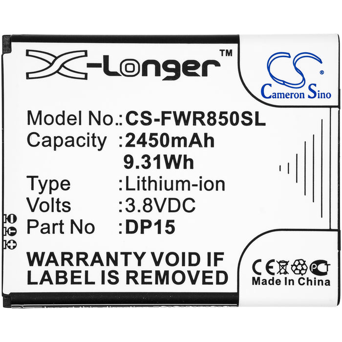 CS-FWR850SL : Battery for T-Mobile T9, DP15, R717 - Replaces Franklin Wireless DP15