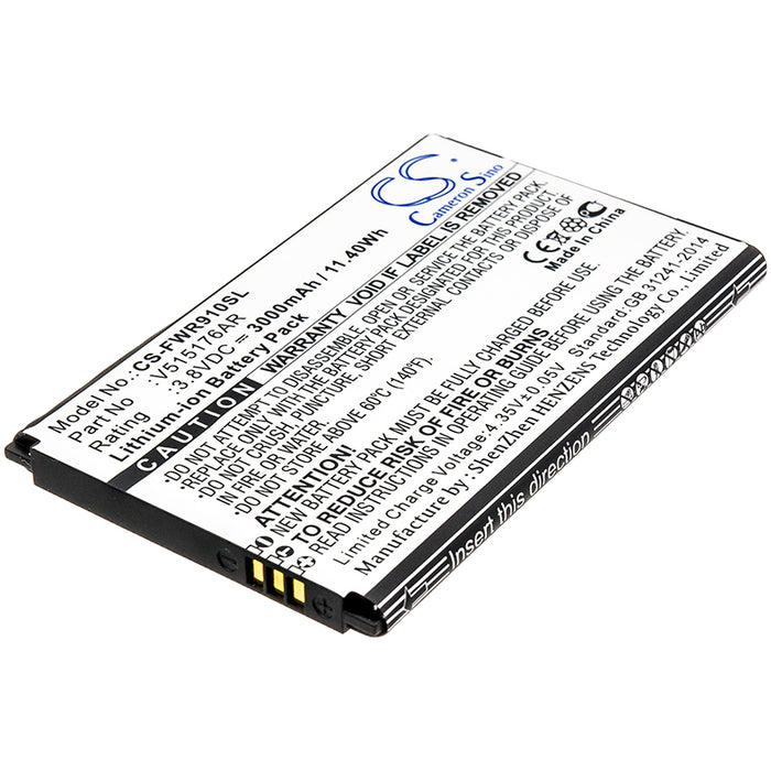 CS-FWR910SL : Battery for Franklin Wireless R910 - Replaces Franklin Wireless V515176AR