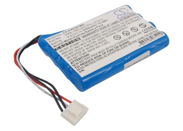 CS-FXD301MD : Battery for Fukuda FX-3010, CardiMax FX-3010 - Replaces Fukuda HHR-19AL24G1FD, LS1610