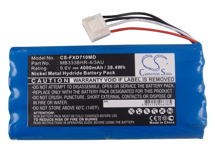 CS-FXD710MD : Battery for Fukuda FX-7102, FCP-7101, FX-7000 and others - Replaces Fukuda MB333BHR-4/3AU, 8PH-4/3A 3700-H-J18