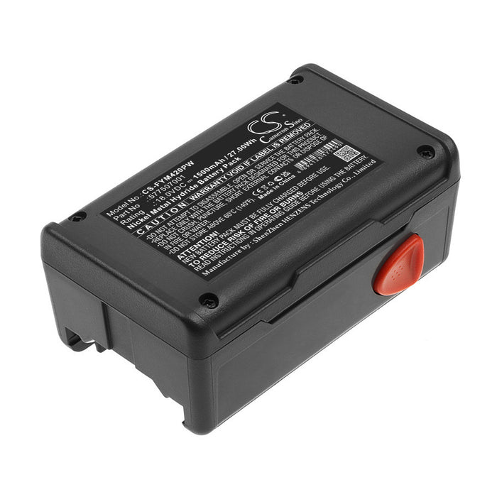 CS-FYM420PW : Battery for Flymo Contour Cordless XT, Easicut 420, Easicut 500 and others - Replaces Flymo 577507001, CCT250-3