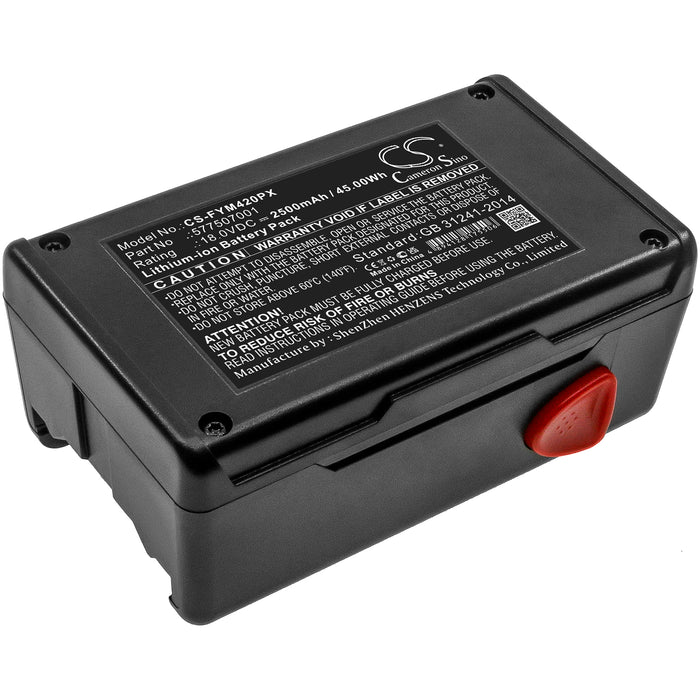 CS-FYM420PX : Battery for Flymo Contour Cordless XT, Easicut 420, Easicut 500 and others - Replaces Flymo 577507001, CCT250-3