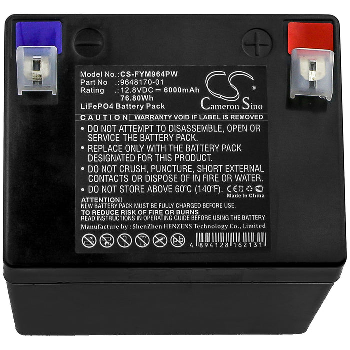 CS-FYM964PW : Battery for Flymo Sabre Cut (9648170-01), Sabre Cut (9648170-62), Sabre Trim (9648640-01) and others - Replaces Flymo 9648170-01