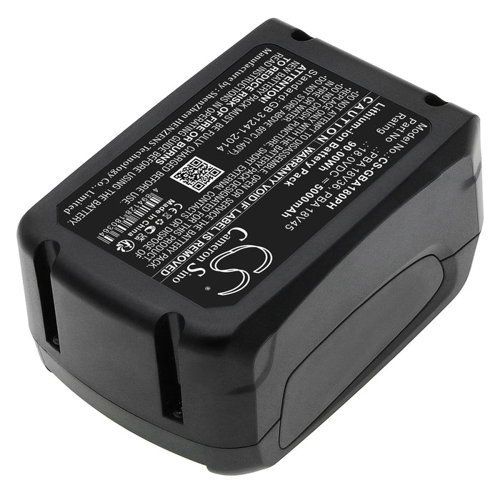 CS-GBA180PH : Battery for Gardena PowerMax 32/36V, PowerMax 32/36V P4A solo, TCS 20 and others - Replaces Gardena PBA 18V36, PBA 18V45, PBA 18V72 and others