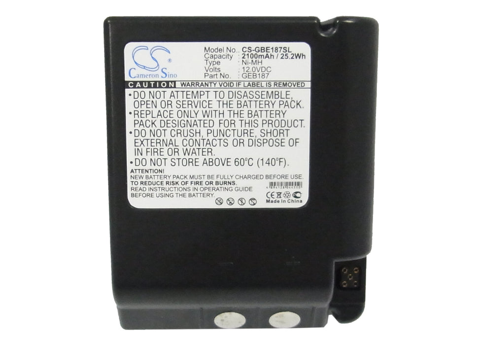 CS-GBE187SL : Battery for Leica TCA1100, TCA1700, TCA1800 and others - Replaces Leica GEB87, GEB187