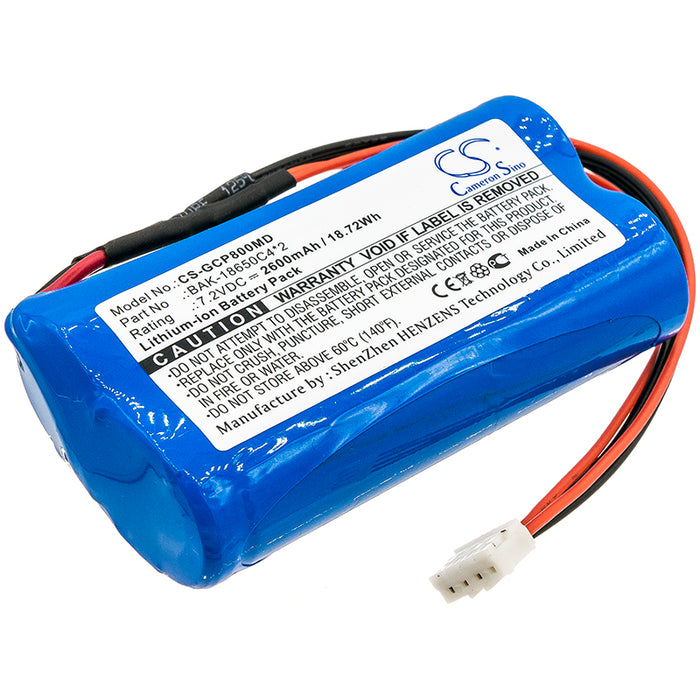 CS-GCP800MD : Battery for G-CARE SP-800 - Replaces G-CARE BAK-18650C4*2