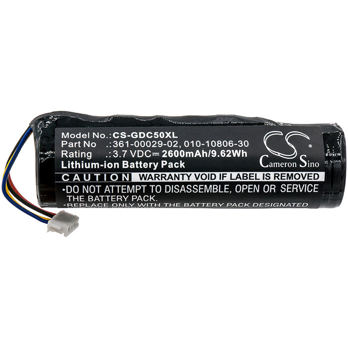 CS-GDC50XL : Battery for Garmin DC50, DC50 Dog Tracking Collar, Alpha and others - Replaces Garmin 361-00029-02, 010-10806-30, 010-11828-03