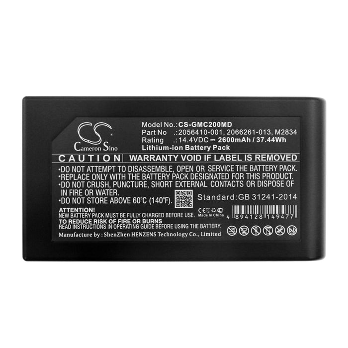 CS-GMC200MD : Battery for GE MAC 2000, MAC 2000 EKG - Replaces GE 2056410-001, 2066261-013, M2834 and others