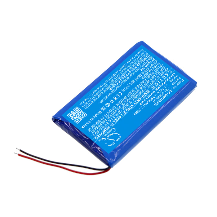 CS-GMC250SL : Battery for Garmin DashCam 25 - Replaces Garmin 361-00025-01