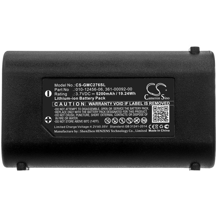 CS-GMC276SL : Battery for Garmin GPSMAP 276Cx - Replaces Garmin 010-12456-06, 361-00092-00