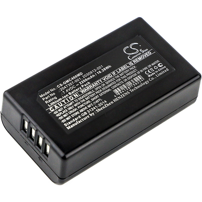 CS-GMC400MD : Battery for GE MAC 400, MAC C3, MAC 600 and others - Replaces GE 2047357-001, 2030912-001, 2073265-001