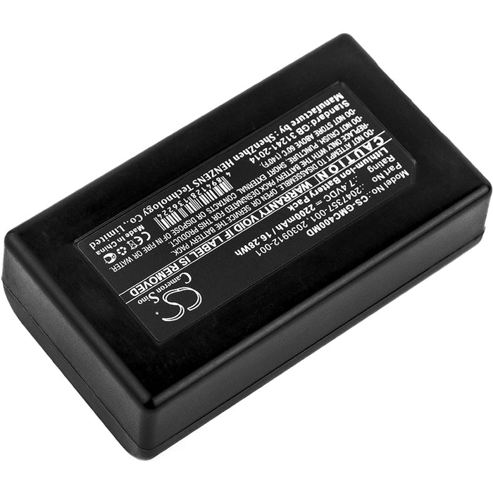 CS-GMC400MD : Battery for GE MAC 400, MAC C3, MAC 600 and others - Replaces GE 2047357-001, 2030912-001, 2073265-001