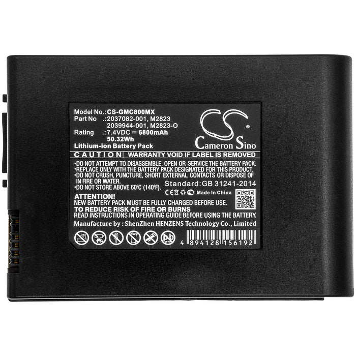 CS-GMC800MX : Battery for GE MAC 800, MAC800, ECG Mac 800 - Replaces GE 2037082-001, 2039944-001, M2823 and others