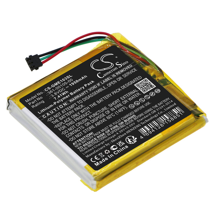 CS-GME103SL : Battery for Garmin Edge 1030 - Replaces Garmin 361-00105-00