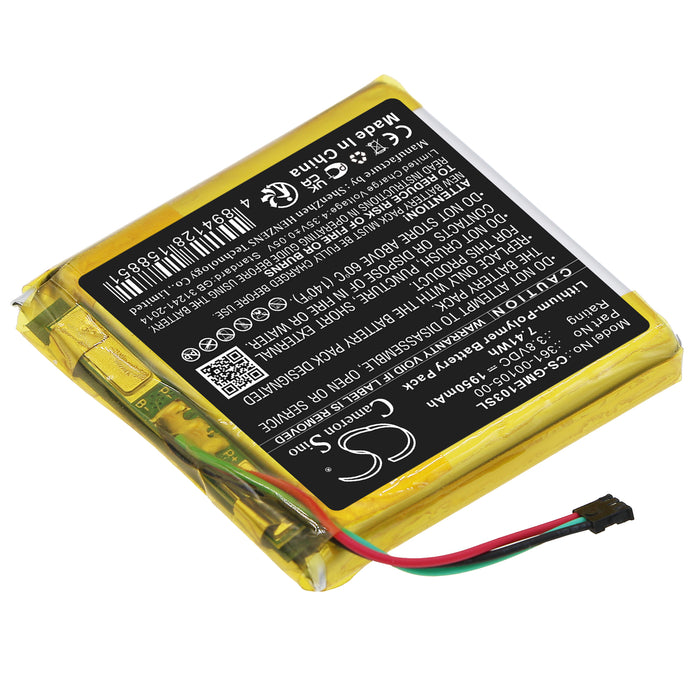 CS-GME103SL : Battery for Garmin Edge 1030 - Replaces Garmin 361-00105-00