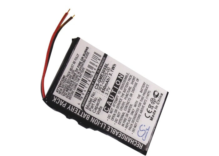 CS-GME305SL : Battery for Garmin Edge 305 - Replaces Garmin 361-00025-00