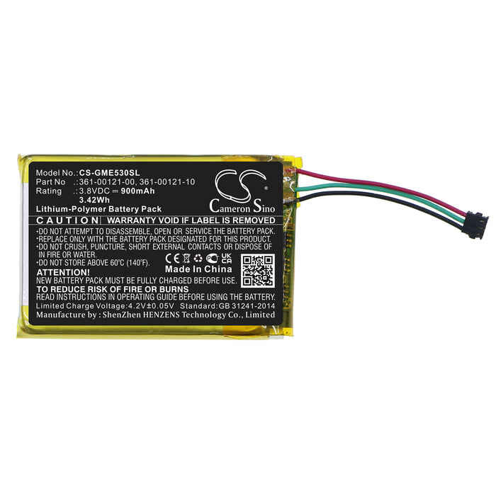 CS-GME530SL : Battery for Garmin Edge 530, Edge 830 - Replaces Garmin 361-00121-00, 361-00121-10