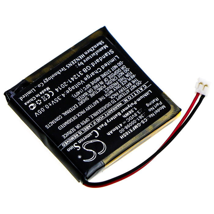 CS-GMF510SH : Battery for Garmin Fenix 5X, Fenix 5X Running, Fenix 5X Plus - Replaces Garmin 361-00098-00