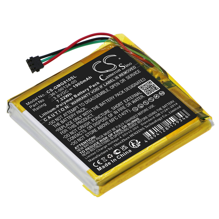 CS-GMG810SL : Battery for Garmin Approach G80 - Replaces Garmin 361-00124-00