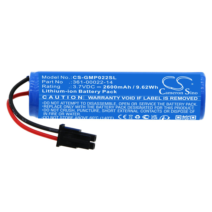 CS-GMP022SL : Battery for Garmin Pro Control 2 RX, PRO Control 2 remote receiver, 010-12400-04 - Replaces Garmin 361-00022-14