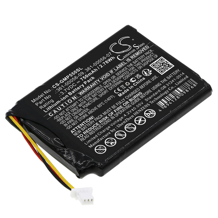 CS-GMP550SL : Battery for Garmin Pro 70 Trashbreaker, Pro 550 Trashbreaker, Pro Trashbreaker and others - Replaces Garmin 361-00056-09, 361-00056-07, 361-00056-15