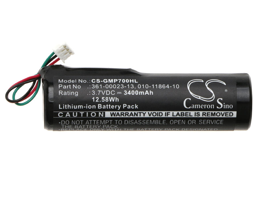 CS-GMP700HL : Battery for Garmin Pro 70 handheld, Pro 550 handheld, Pro handheld and others - Replaces Garmin 361-00023-13, 010-11864-10